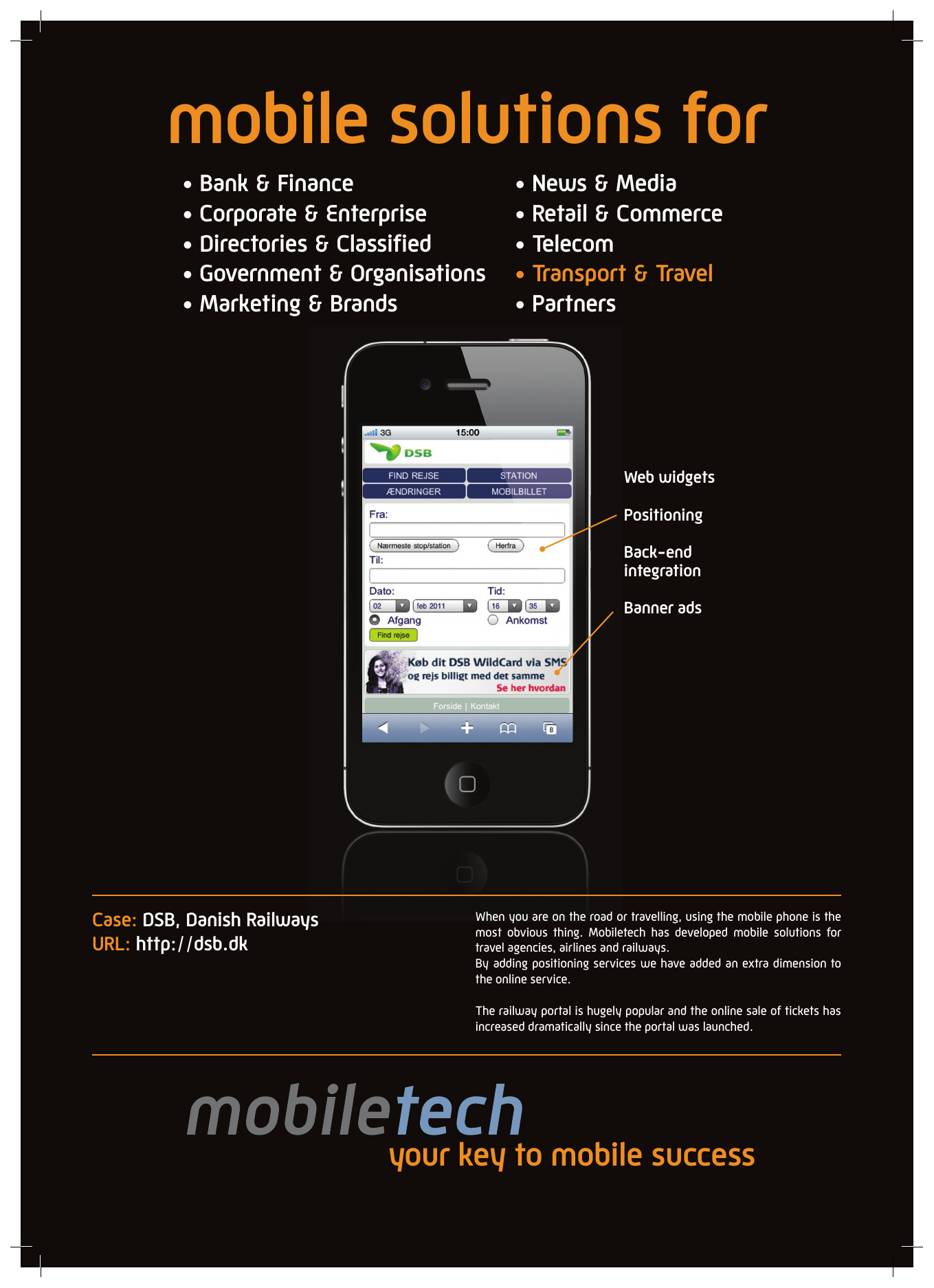 DSB mobile case study